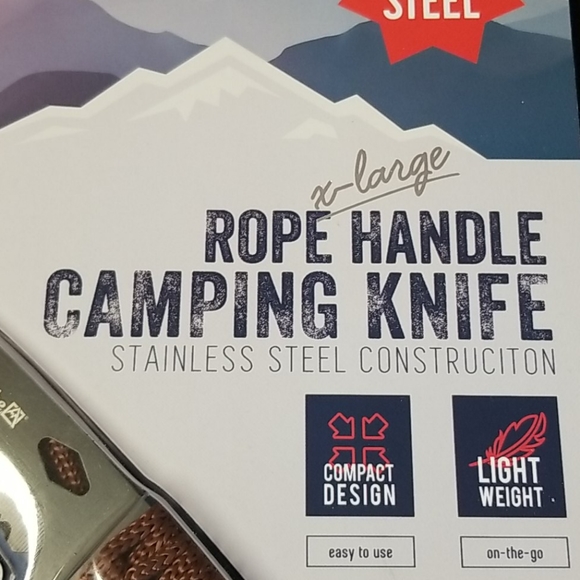 Camping Knife & Case - Picture 2 of 7